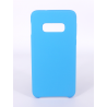 Coque Silicone Gomme Intérieur Façon Velours Samsung Galaxy S10e (G970F) - Bleu Ciel