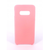 Coque Silicone Gomme Intérieur Façon Velours Samsung Galaxy S10e (G970F) - Rose Clair