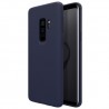 Coque Silicone Gomme Intérieur Façon Velours Samsung Galaxy S9 Plus (G965F) - Bleu Nuit