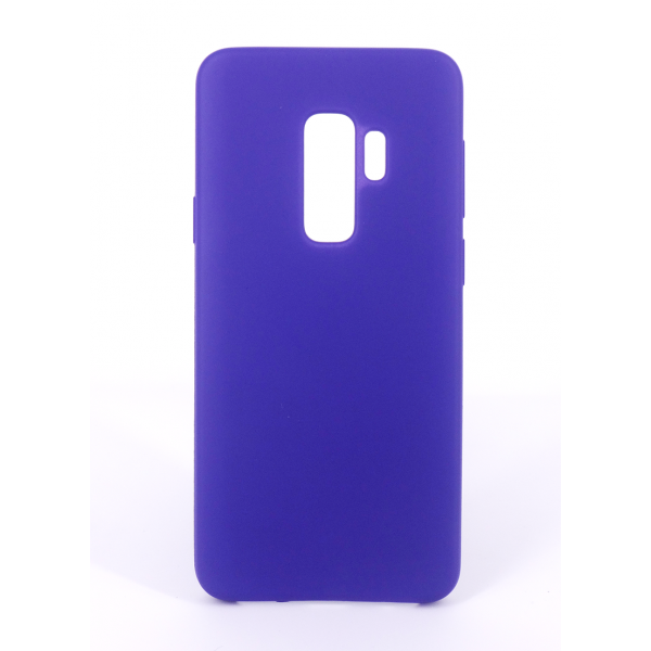 Coque Silicone Gomme Intérieur Façon Velours Samsung Galaxy S9 Plus (G965F) - Violet Ultra