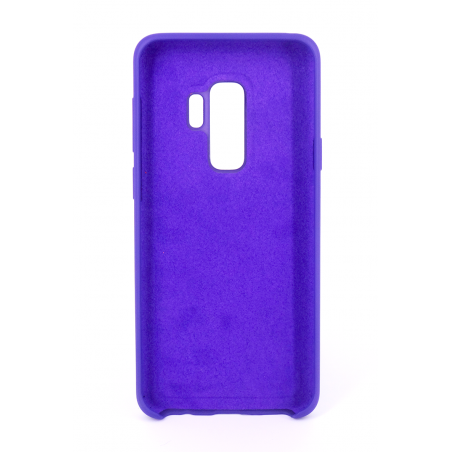 Coque Silicone Gomme Intérieur Façon Velours Samsung Galaxy S9 Plus (G965F) - Violet Ultra