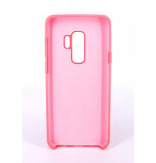 Coque Silicone Gomme Intérieur Façon Velours Samsung Galaxy S9 Plus (G965F) - Rose Saumon