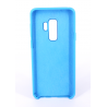 Coque Silicone Gomme Intérieur Façon Velours Samsung Galaxy S9 Plus (G965F) - Bleu Ciel