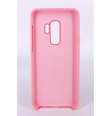 Coque Silicone Gomme Intérieur Façon Velours Samsung Galaxy S9 Plus (G965F) - Rose Clair