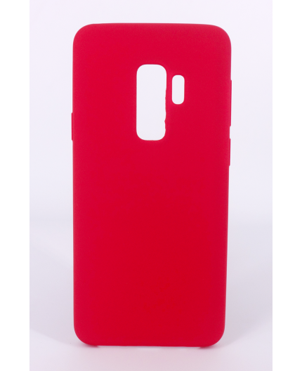 Coque Silicone Gomme Intérieur Façon Velours Samsung Galaxy S9 Plus (G965F) - Framboise