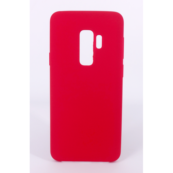 Coque Silicone Gomme Intérieur Façon Velours Samsung Galaxy S9 Plus (G965F) - Framboise