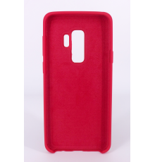 Coque Silicone Gomme Intérieur Façon Velours Samsung Galaxy S9 Plus (G965F) - Framboise