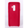 Coque Silicone Gomme Intérieur Façon Velours Samsung Galaxy S9 Plus (G965F) - Framboise