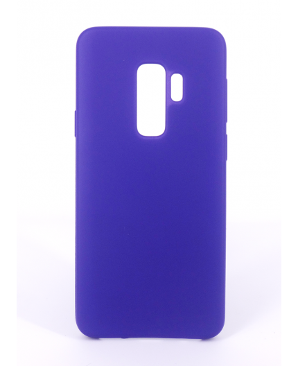 Coque Silicone Gomme Intérieur Façon Velours Samsung Galaxy S9 (G960F) - Violet Ultra