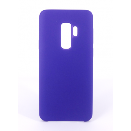 Coque Silicone Gomme Intérieur Façon Velours Samsung Galaxy S9 (G960F) - Violet Ultra