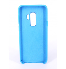 Coque Silicone Gomme Intérieur Façon Velours Samsung Galaxy S9 (G960F) - Bleu Ciel