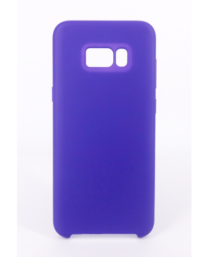 Coque Silicone Gomme Intérieur Façon Velours Samsung Galaxy S8 Plus (G955F) - Violet Ultra