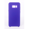 Coque Silicone Gomme Intérieur Façon Velours Samsung Galaxy S8 Plus (G955F) - Violet Ultra
