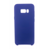 Coque Silicone Gomme Intérieur Façon Velours Samsung Galaxy S8 (G950F) - Bleu Nuit