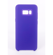 Coque Silicone Gomme Intérieur Façon Velours Samsung Galaxy S8 (G950F) - Violet Ultra