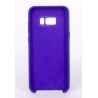 Coque Silicone Gomme Intérieur Façon Velours Samsung Galaxy S8 (G950F) - Violet Ultra