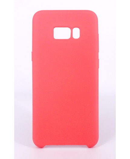 Coque Silicone Gomme Intérieur Façon Velours Samsung Galaxy S8 (G950F) - Rose Saumon