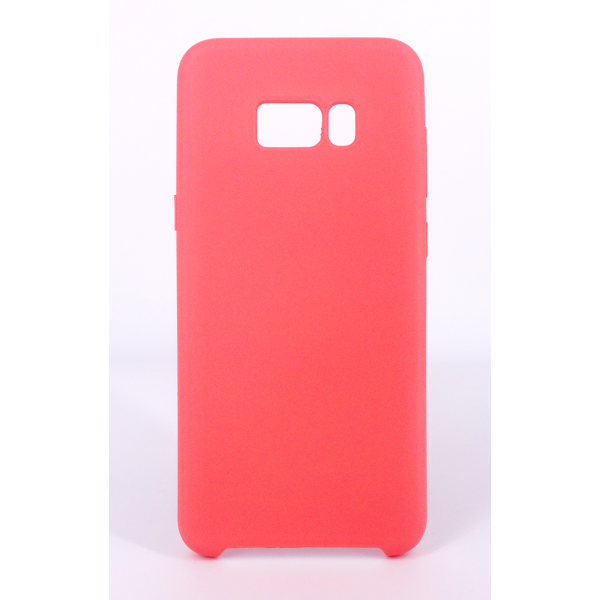 Coque Silicone Gomme Intérieur Façon Velours Samsung Galaxy S8 (G950F) - Rose Saumon