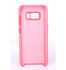 Coque Silicone Gomme Intérieur Façon Velours Samsung Galaxy S8 (G950F) - Rose Saumon