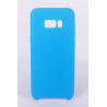Coque Silicone Gomme Intérieur Façon Velours Samsung Galaxy S8 (G950F) - Bleu Ciel