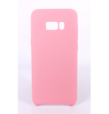 Coque Silicone Gomme Intérieur Façon Velours Samsung Galaxy S8 (G950F) - Rose Clair