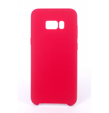 Coque Silicone Gomme Intérieur Façon Velours Samsung Galaxy S8 (G950F) - Framboise