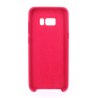 Coque Silicone Gomme Intérieur Façon Velours Samsung Galaxy S8 (G950F) - Framboise