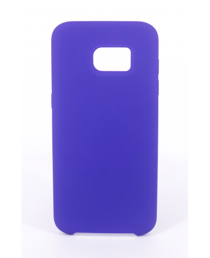 Coque Silicone Gomme Intérieur Façon Velours Samsung Galaxy S7 EDGE (G935F) - Violet Ultra