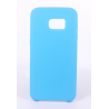 Coque Silicone Gomme Intérieur Façon Velours Samsung Galaxy S7 EDGE (G935F) - Bleu Ciel