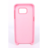 Coque Silicone Gomme Intérieur Façon Velours Samsung Galaxy S7 Edge (G935F) - Rose Clair