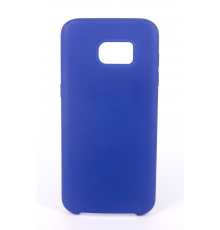 Coque Silicone Gomme Intérieur Façon Velours Samsung Galaxy S7 (G930F) - Bleu  Nuit