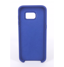 Coque Silicone Gomme Intérieur Façon Velours Samsung Galaxy S7 (G930F) - Bleu  Nuit