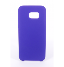 Coque Silicone Gomme Intérieur Façon Velours Samsung Galaxy S7 (G930F) - Violet Ultra