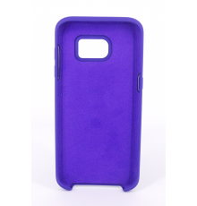 Coque Silicone Gomme Intérieur Façon Velours Samsung Galaxy S7 (G930F) - Violet Ultra