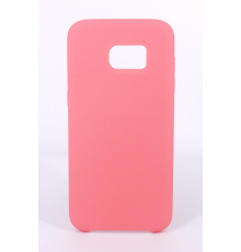 Coque Silicone Gomme Intérieur Façon Velours Samsung Galaxy S7 (G930F) - Rose Saumon
