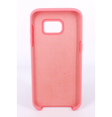 Coque Silicone Gomme Intérieur Façon Velours Samsung Galaxy S7 (G930F) - Rose Saumon