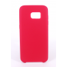 Coque Silicone Gomme Intérieur Façon Velours Samsung Galaxy S7 (G930F) - Framboise