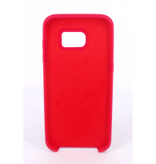 Coque Silicone Gomme Intérieur Façon Velours Samsung Galaxy S7 (G930F) - Framboise