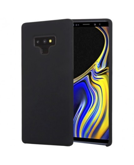Coque Silicone Gomme intérieur façon velours Samsung Galaxy Note 9 (N960F) - Noir