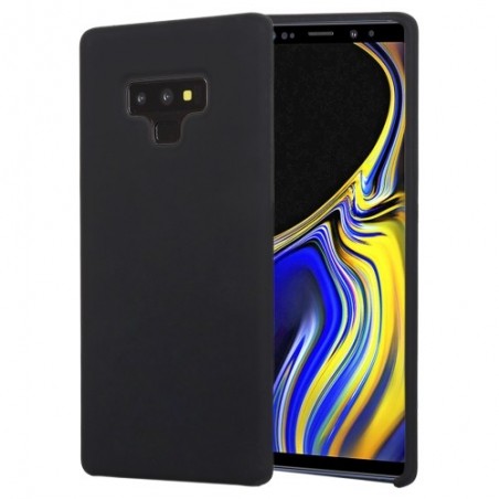 Coque Silicone Gomme intérieur façon velours Samsung Galaxy Note 9 (N960F) - Noir