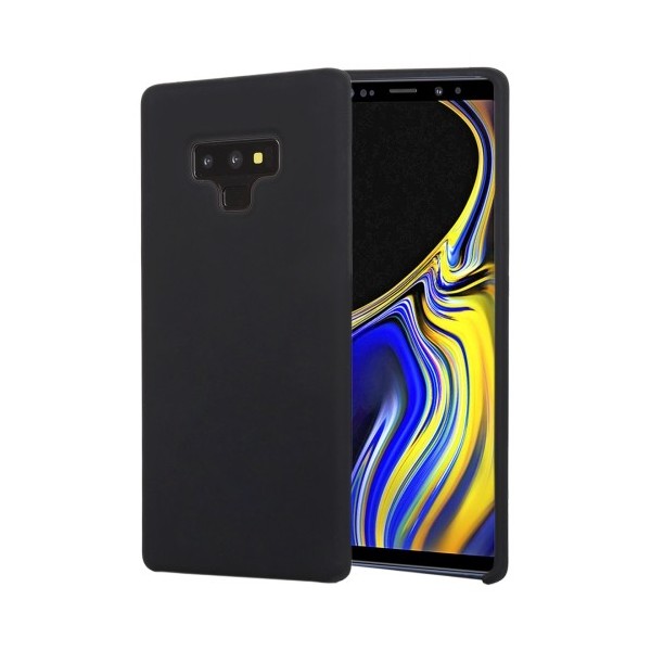 Coque Silicone Gomme intérieur façon velours Samsung Galaxy Note 9 (N960F) - Noir