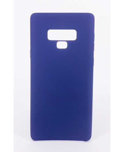 Coque Silicone Gomme intérieur façon velours Samsung Galaxy Note 9 (N960F) - Bleu  Nuit