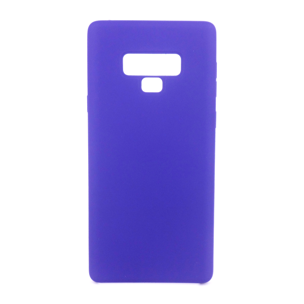 Coque Silicone Gomme intérieur façon velours Samsung  Galaxy Note 9 (N960F) - Violet Ultra