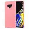 Coque Silicone Gomme intérieur façon velours Samsung Galaxy Note 9 (N960F) - Rose Saumon