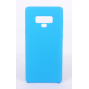 Coque Silicone Gomme intérieur façon velours Samsung Galaxy Note 9 (N960F) - Bleu Ciel