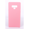 Coque Silicone Gomme intérieur façon velours Samsung Galaxy Note 9 (N960F) - Rose Clair