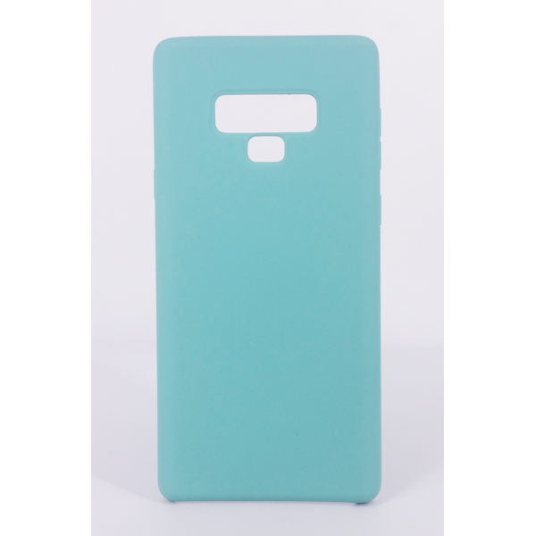 Coque Silicone Gomme intérieur façon velours Samsung Galaxy Note 9 (N960F) - Bleu Méditerranée