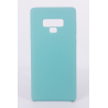 Coque Silicone Gomme intérieur façon velours Samsung Galaxy Note 9 (N960F) - Bleu Méditerranée