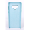 Coque Silicone Gomme intérieur façon velours Samsung Galaxy Note 9 (N960F) - Bleu Méditerranée