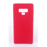 Coque Silicone Gomme intérieur façon velours Samsung Galaxy Note 9 (N960F) - Framboise